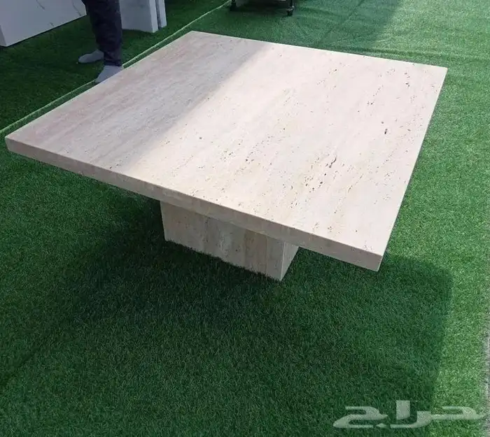تفصيل طاولات رخام ترفنتينو حسب الطلب 1