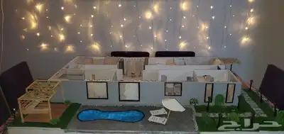 مشروع هندسي مجسم تصميم هندسة داخلي 1