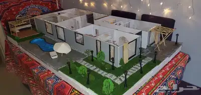 مشروع هندسي مجسم تصميم هندسة داخلي 2