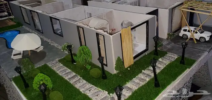 مشروع هندسي مجسم تصميم هندسة داخلي 18