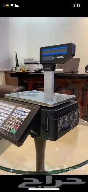 ميزان الكتروني باركود مع ضمان عامين 1