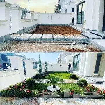 تنسيق الحدائق تبوك طريق المدينه 9
