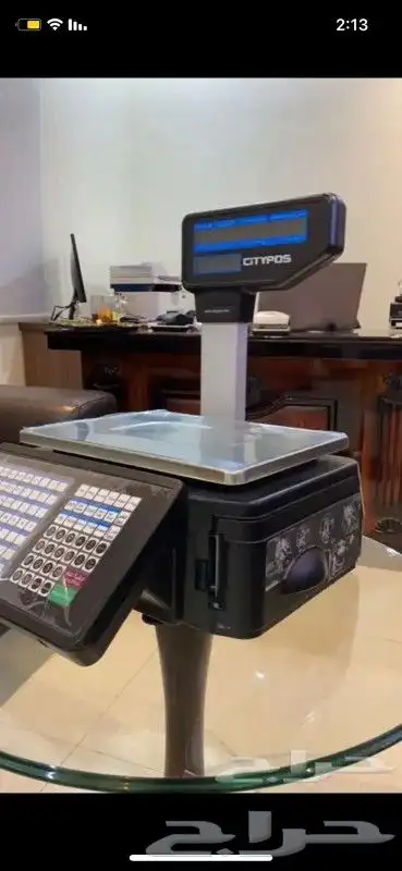 ميزان الكتروني باركود مع ضمان عامين 3