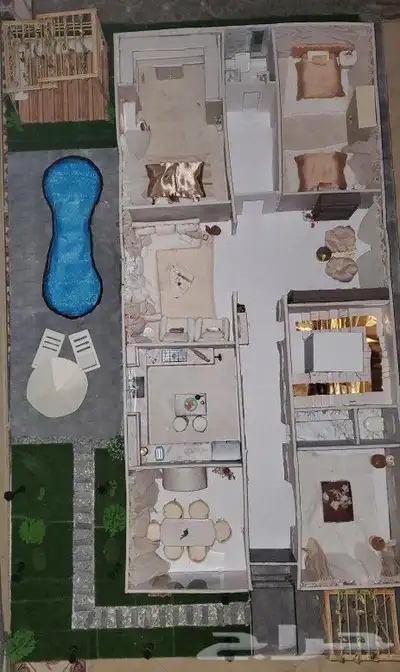 مشروع هندسي مجسم تصميم هندسة داخلي 4