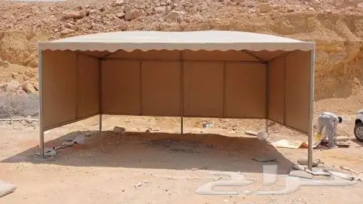 مضلات وسواتر وبرجولات ومستودعات وهناجر وشبوك زراعيه وخيام مل 18