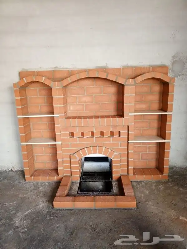 معلم مشبات تلبيس رخام ومشب نار بلك احمر شويات افران خبس 3