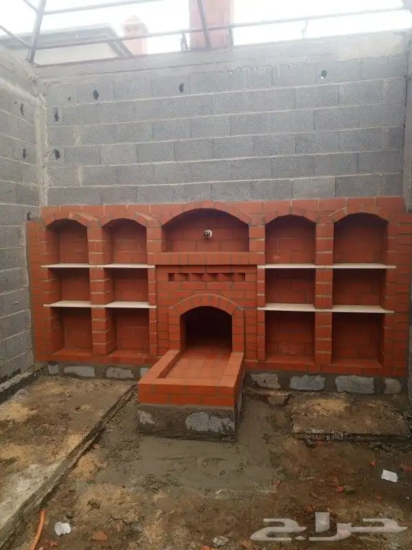 معلم مشبات تلبيس رخام ومشب نار بلك احمر شويات افران خبس 6