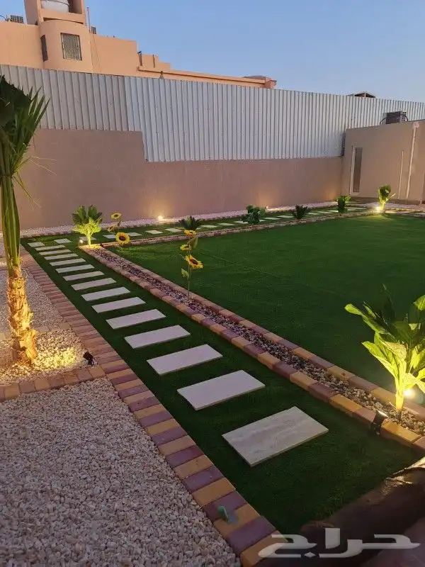 تنسيق حدائق مظلات جلسات اشجارورد سواتر ثيل طبيعي 8