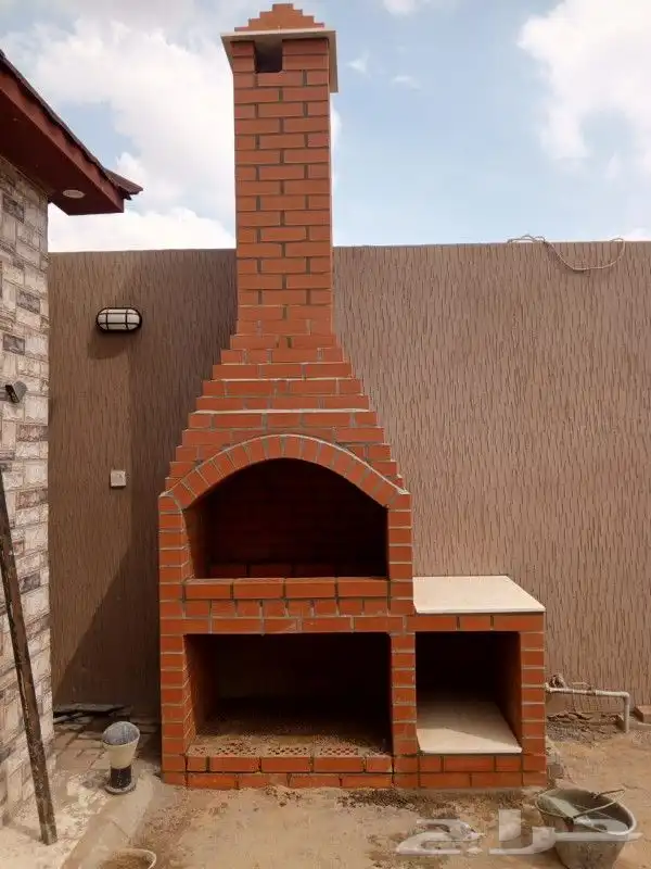 معلم مشبات تلبيس رخام ومشب نار بلك احمر شويات افران خبس 8