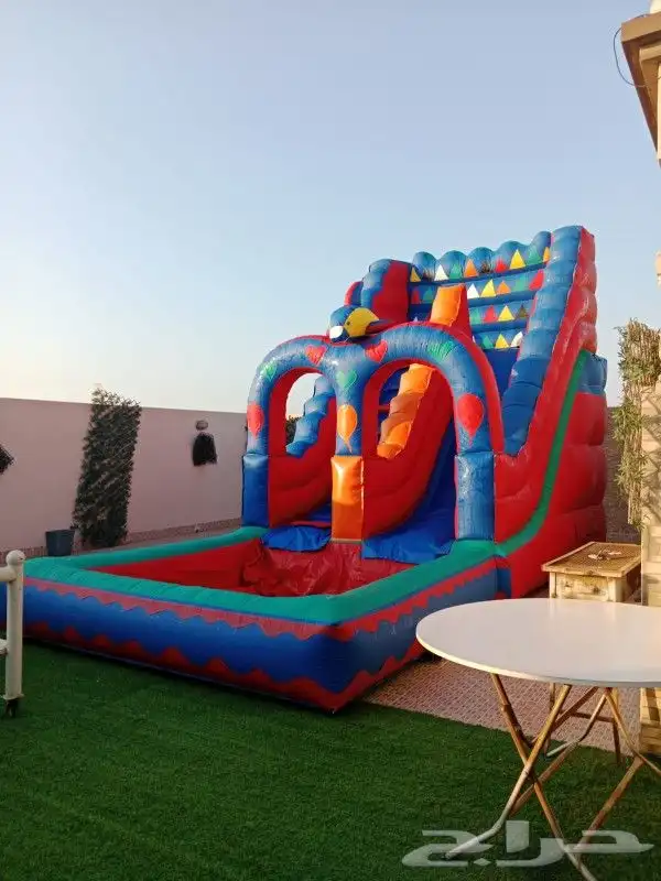 ايجار يومي ملعب صابوني زحليق نطيطات جده 4