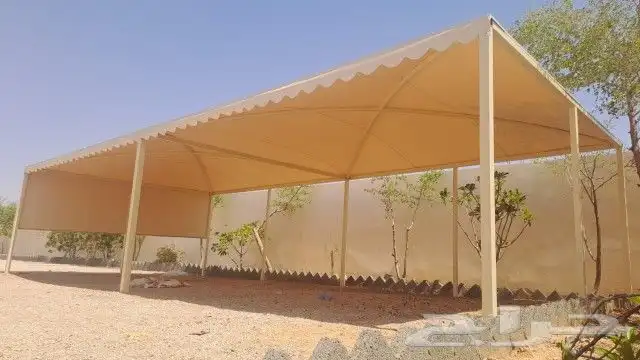مضلات وسواتر وبرجولات ومستودعات وهناجر وشبوك زراعيه وخيام مل 17
