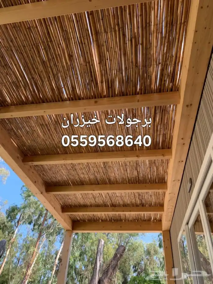 مضلات برجولات خشبيه 2