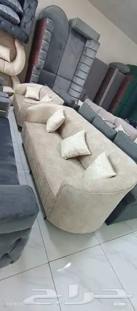 كنب جديد جاهز حرف ال و7نفر شامل التوصيل 20