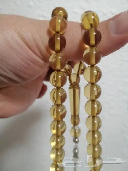 سبحة كهرمان صافية (جديدة). 3