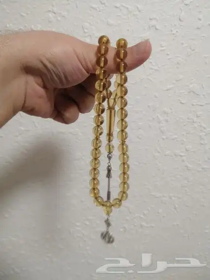 سبحة كهرمان صافية (جديدة). 2