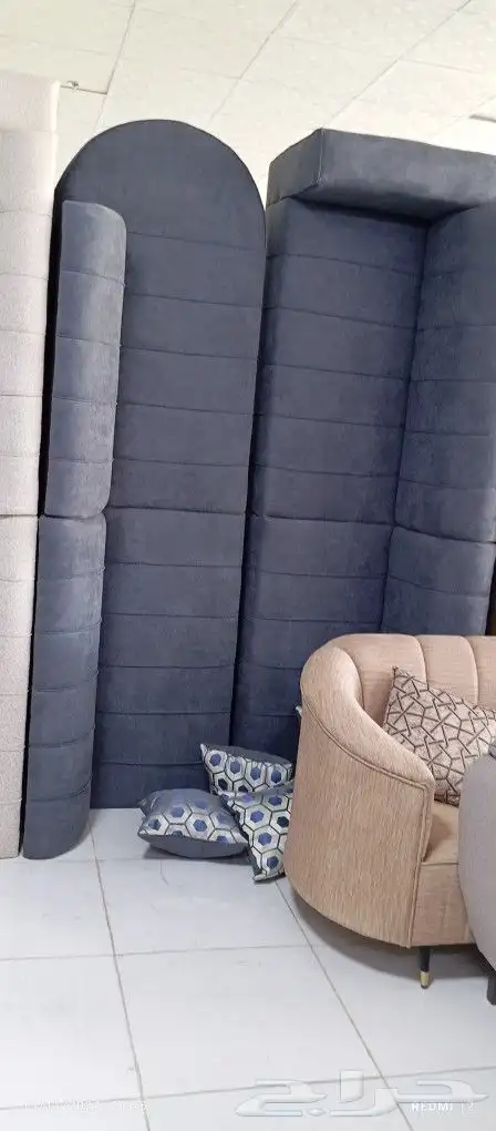 كنب جديد جاهز حرف ال و7نفر شامل التوصيل 24