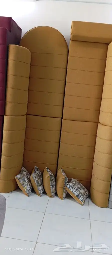 كنب جديد جاهز حرف ال و7نفر شامل التوصيل 23