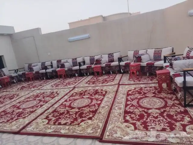 تاجير جميع لوازم الضيافه والحفلات كراسي طاولات خيام قهوجيين 4