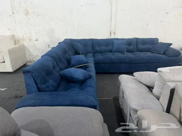 كنب جديد جاهز حرف ال و7نفر شامل التوصيل 37