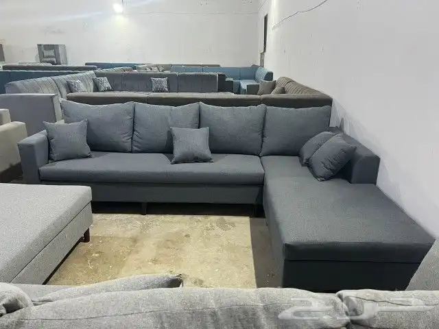 كنب جديد جاهز حرف ال و7نفر شامل التوصيل 28