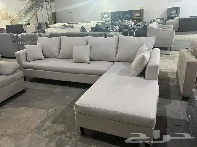 كنب جديد جاهز حرف ال و7نفر شامل التوصيل 2