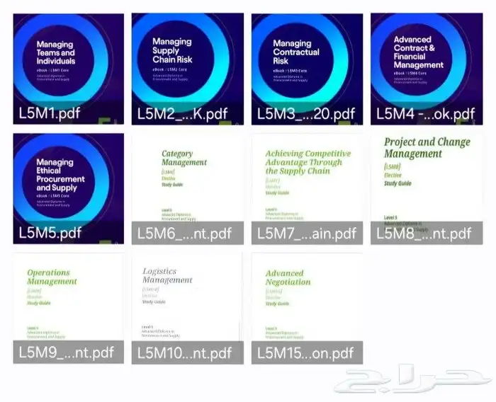 كتب دبلومة المشتريات المستوي الخامس CIPS Level 5 0