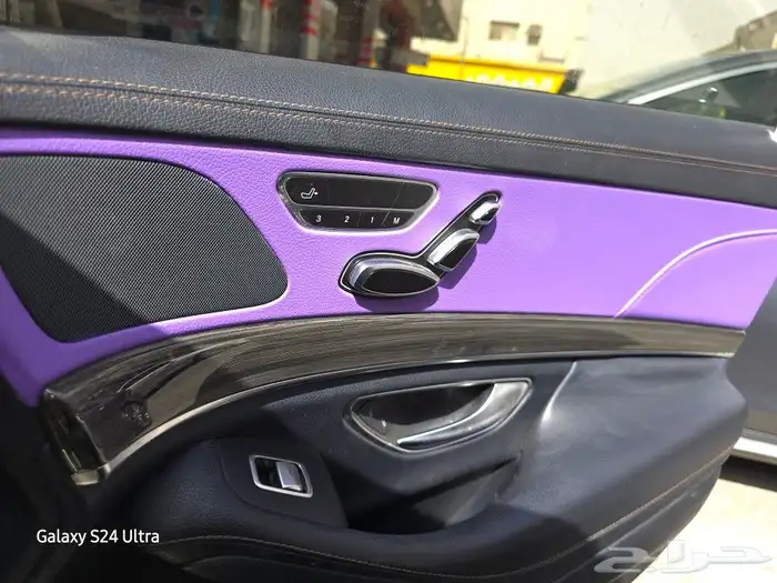 تخشيب داخليه مرسيدس مع تغيير اللون 5