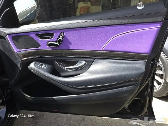 تخشيب داخليه مرسيدس مع تغيير اللون 1