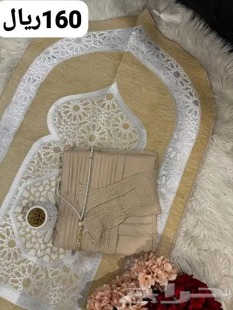 اطقم صلاة نسائي ورجالي وبناتي شامل التوصيل والشحن 18