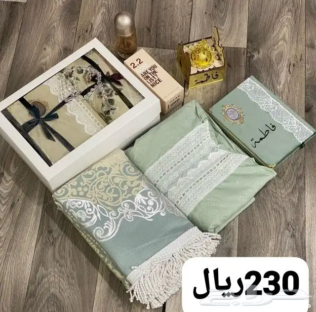 اطقم صلاة نسائي ورجالي وبناتي شامل التوصيل والشحن 13