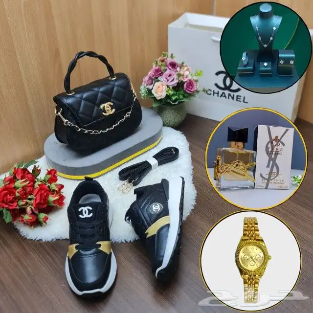 طقم نسائي ماركة شانيل شامل التوصيل والشحن 2