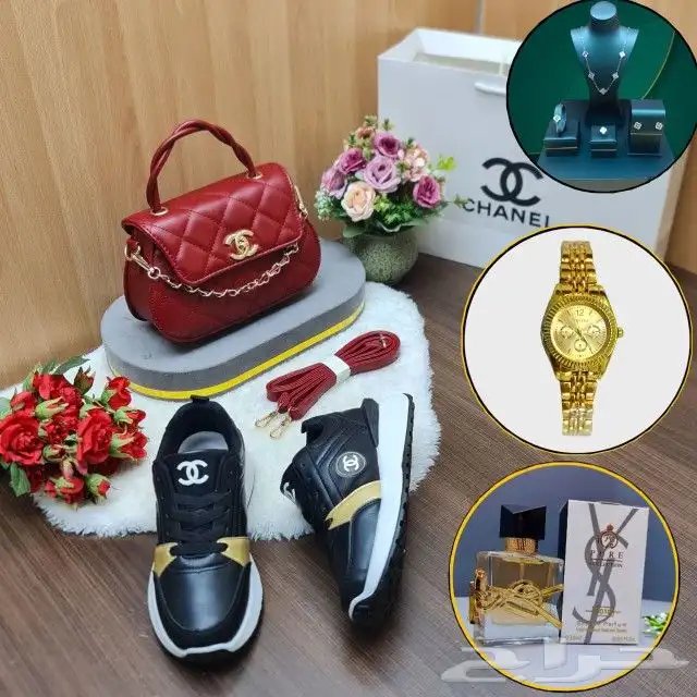 طقم نسائي ماركة شانيل شامل التوصيل والشحن 3