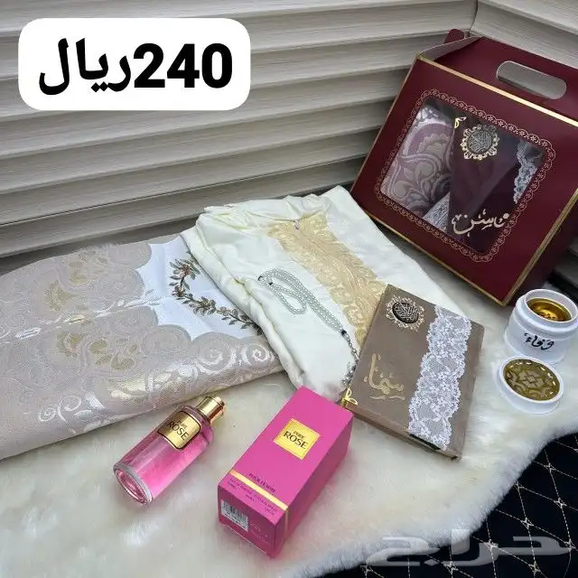 اطقم صلاة نسائي ورجالي وبناتي شامل التوصيل والشحن 10