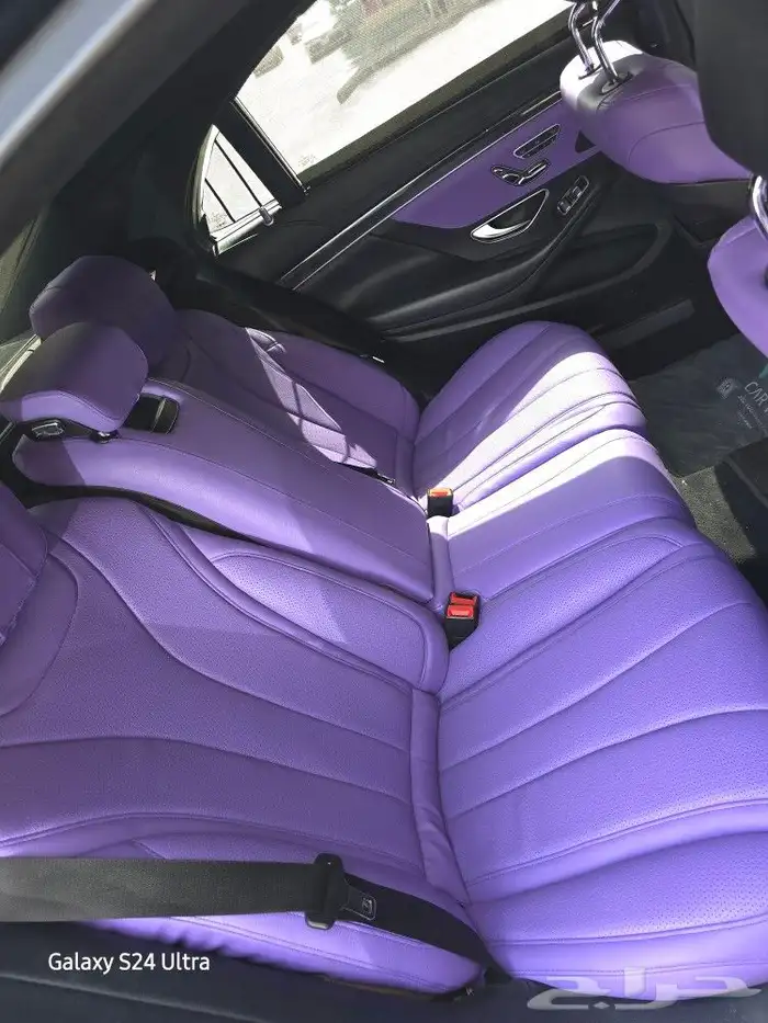 تخشيب داخليه مرسيدس مع تغيير اللون 6