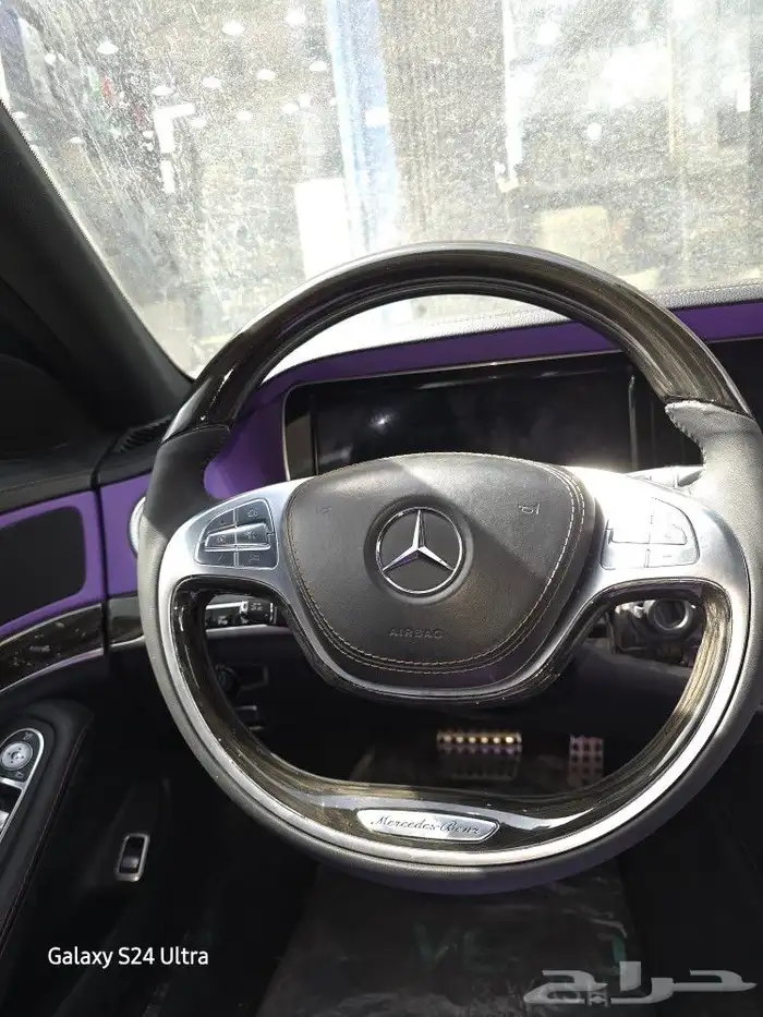 تخشيب داخليه مرسيدس مع تغيير اللون 3