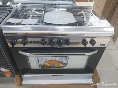 فرن غاز هاس 5 عيون HAAS HC960FE1 GAS COOKER 60 90 0