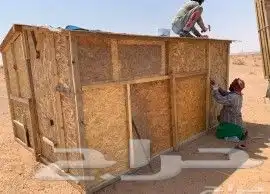 غرف خشب جميع المقاسات ضد المطر وشمس 7