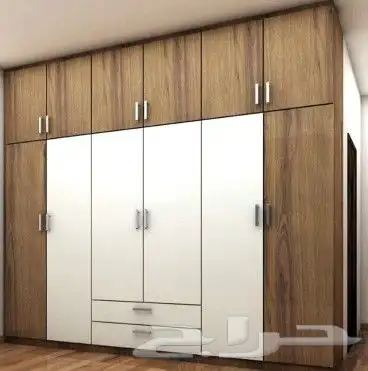 مطابخ خشب دواليب ملابس مطابخ صاج والمنيوم ورخام 6