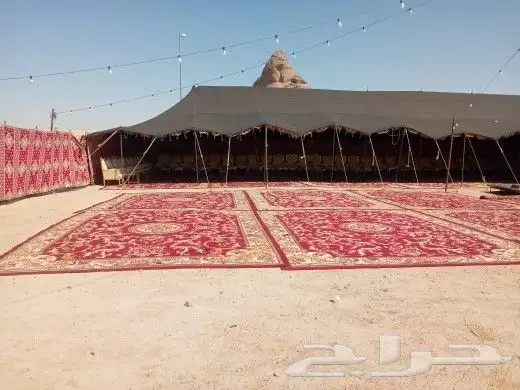 تاجير مخيمات للحفلات والمناسبات بيوت شعر اسود وابيض خيام اور 4
