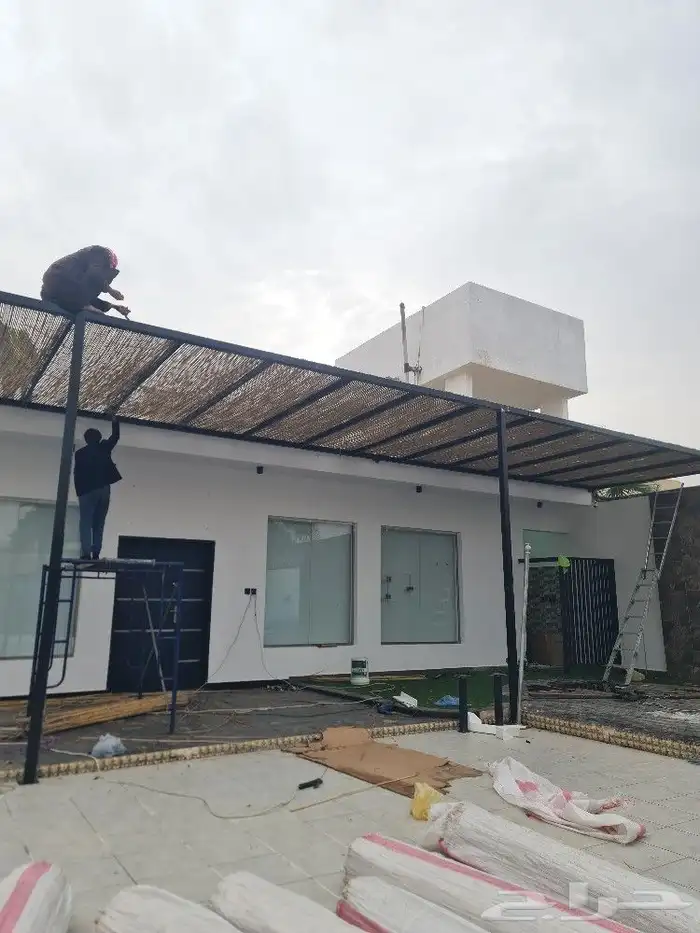 مظلات خيزران للاستراحات والمنتزهات وغيرها 0