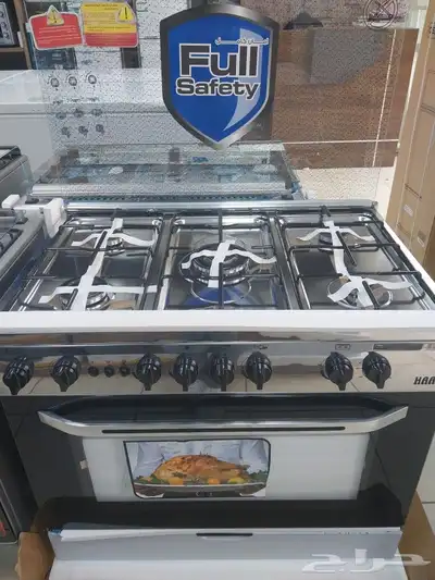 فرن غاز هاس 5 عيون HAAS HC960FE1 GAS COOKER 60 90 1