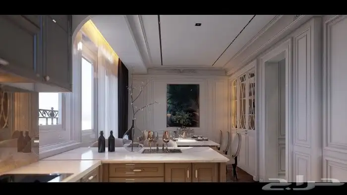 تصميم مخططات هندسية معمارية مع تصميم داخلي وخارجي 3D 6