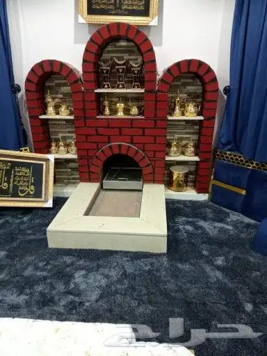 معلم المشبات تلبيس للرخام ومشب نار طوب احمر اليمامة شويات 12