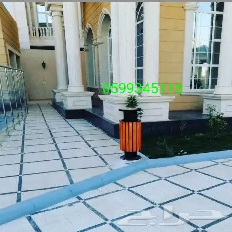 سلة المهملات المعدنية للاستخدام الخارجي سلة المهملات 2