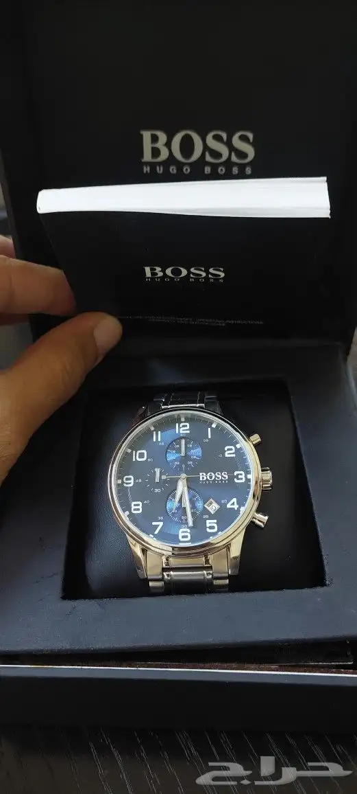 New Boss Chronograph Watch in Box priced at 1600 Riyals 1