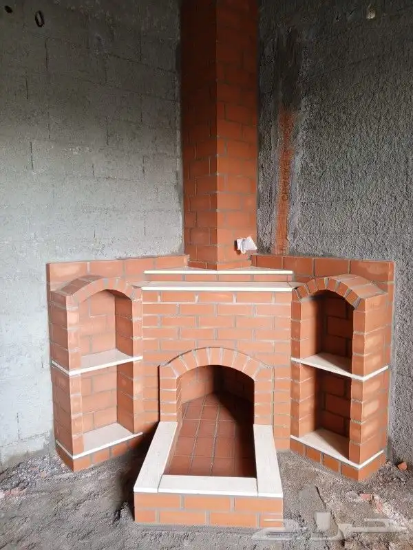 معلم المشبات تلبيس للرخام ومشب نار طوب احمر اليمامة شويات 1