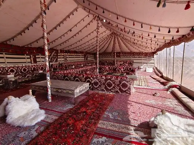 تفصيل الخيام الملكي والعادي فك وتركيب الخيام تلبيس الخيام ال 1