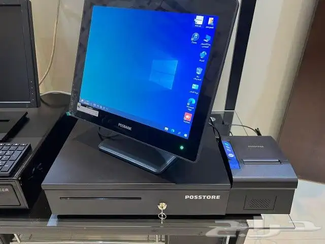 كاشير كوري POS BANk مع درج وطابعة وبرنامج بعرض مميز 1