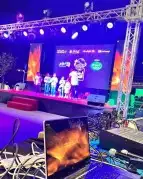 منصه افتتاحات تاجير بالونات ليزرات تراسات بوابات اضاءه اضاءه 4