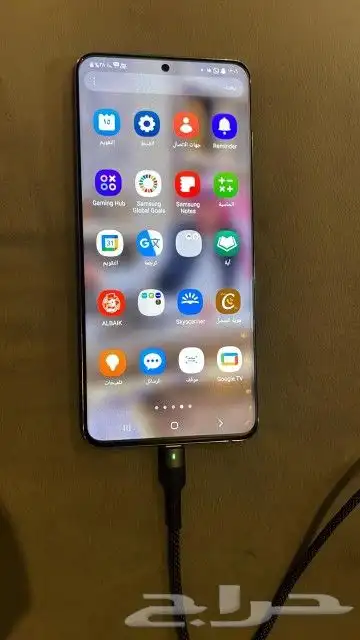 شاشة جوال سامسونج s20بلص 0